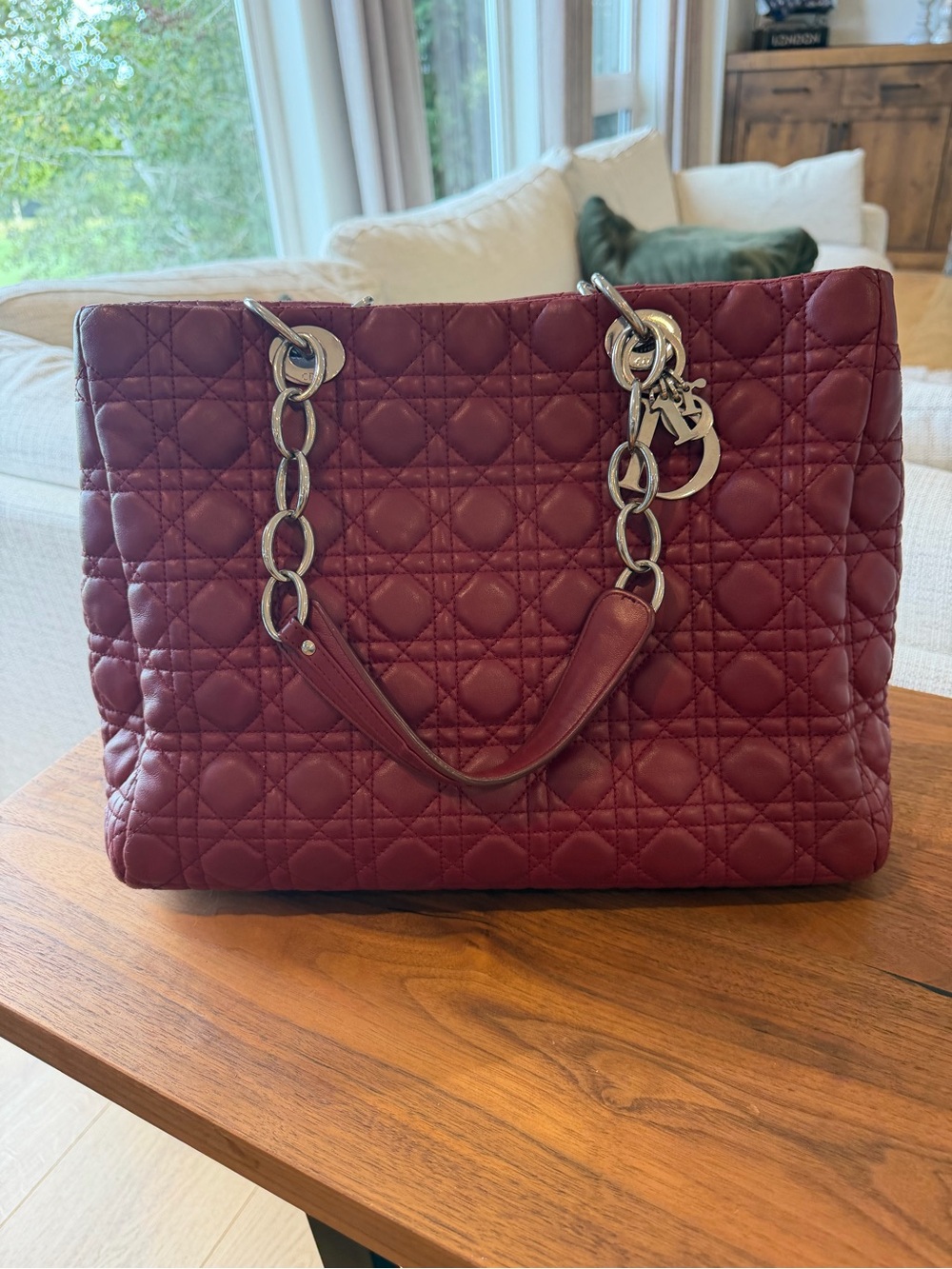 Dior Large Cannage Shopping Tote